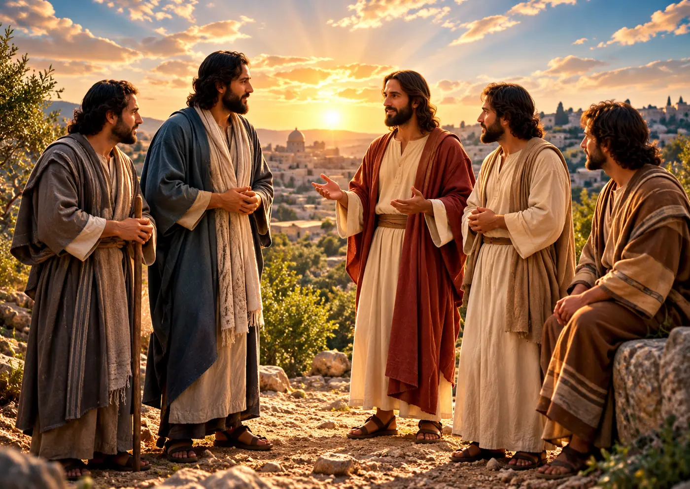 Home bible characters natural lightweight